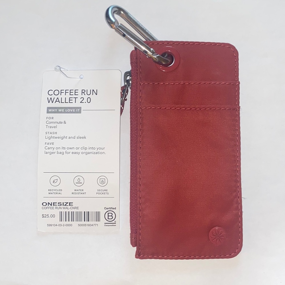 BNWT Athleta Coffee Run Wallet 2.0
